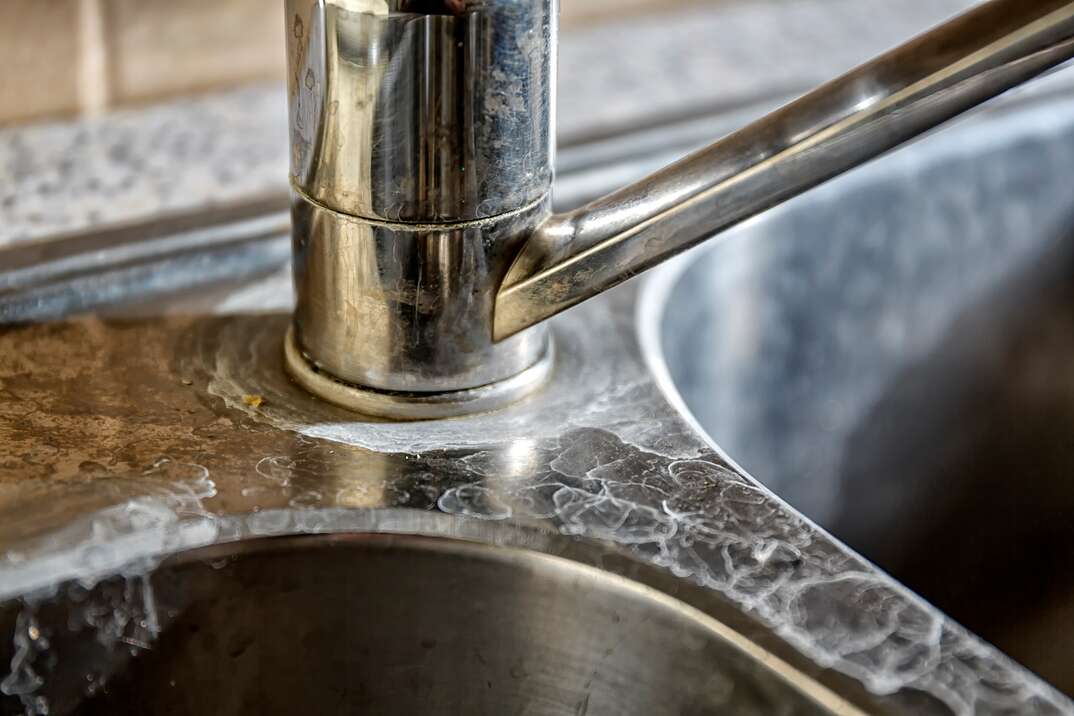 hot water hard to turn off in kitchen sink