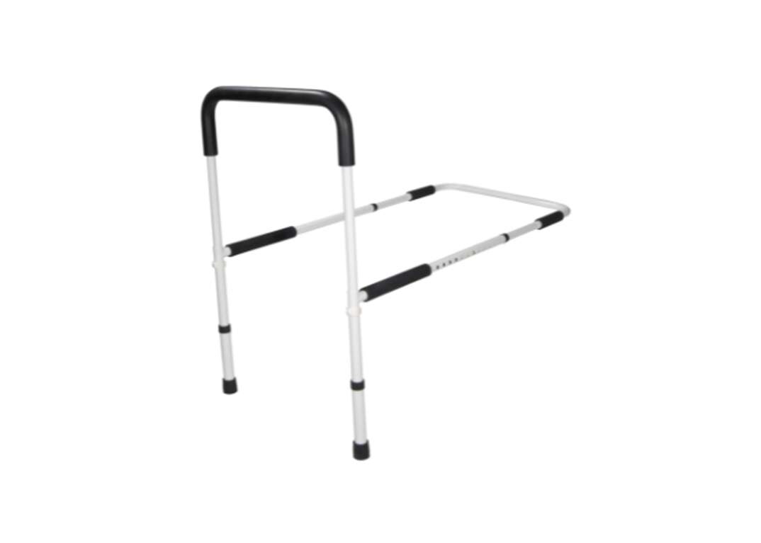 Metal bed rail made to assist adults with mobility issues