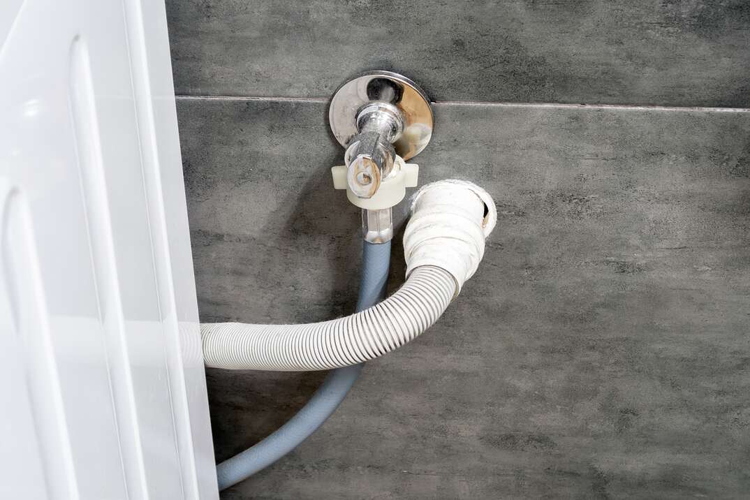 Washer drain outlet pipe