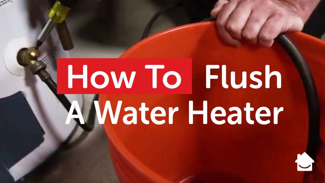 How to flush a water heater