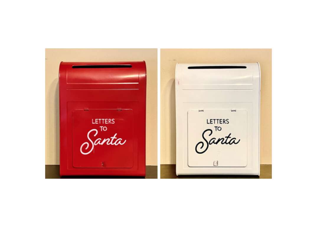 Letters for Santa Metal Mailbox