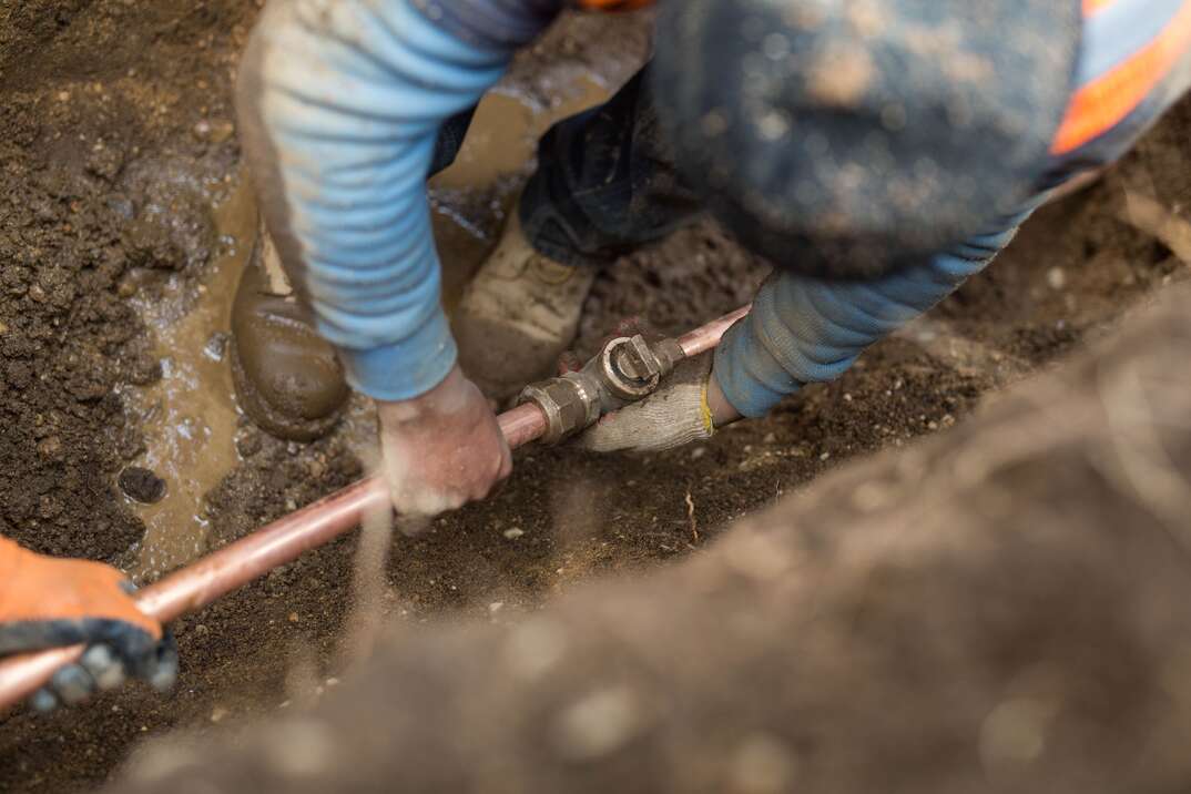 replace water sewer line