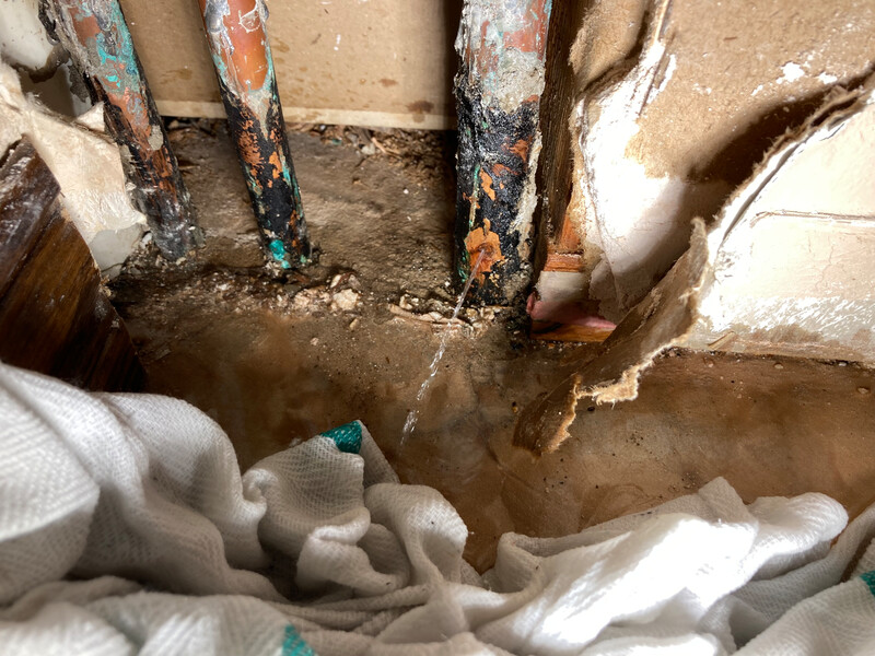 Critical case for a major plumbing and drainage repair