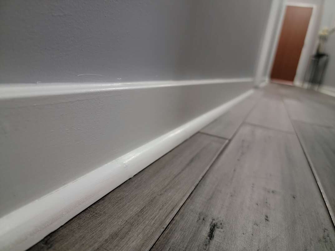 indoor hallway baseboard
