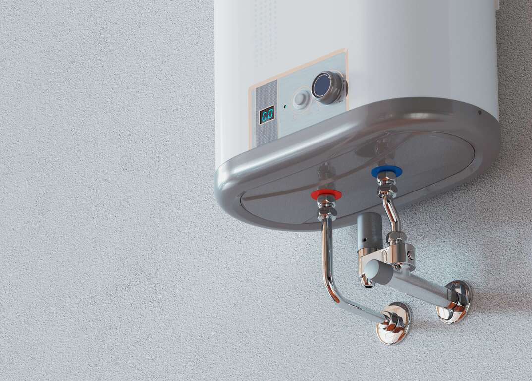 wall mounted tankless water heater