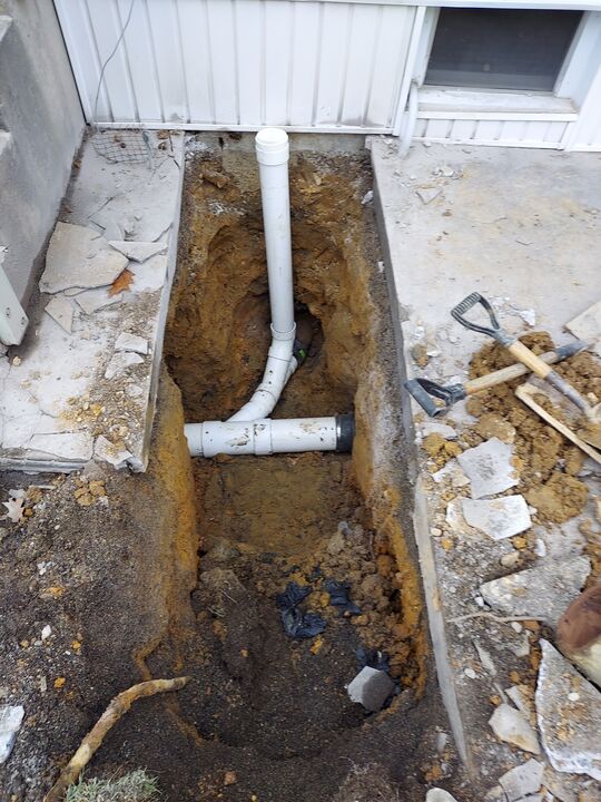 replace water sewer line