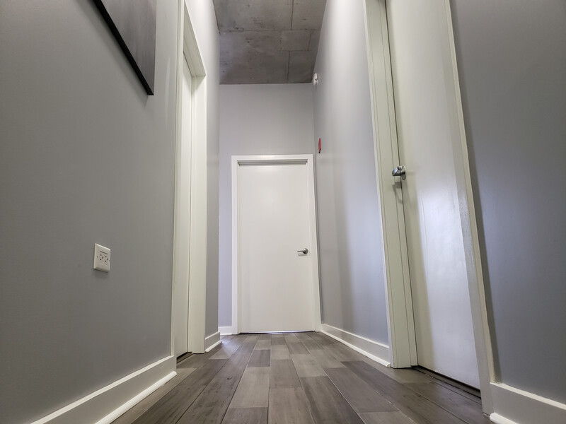 hallway in condo building