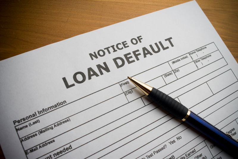 Notice of loan default