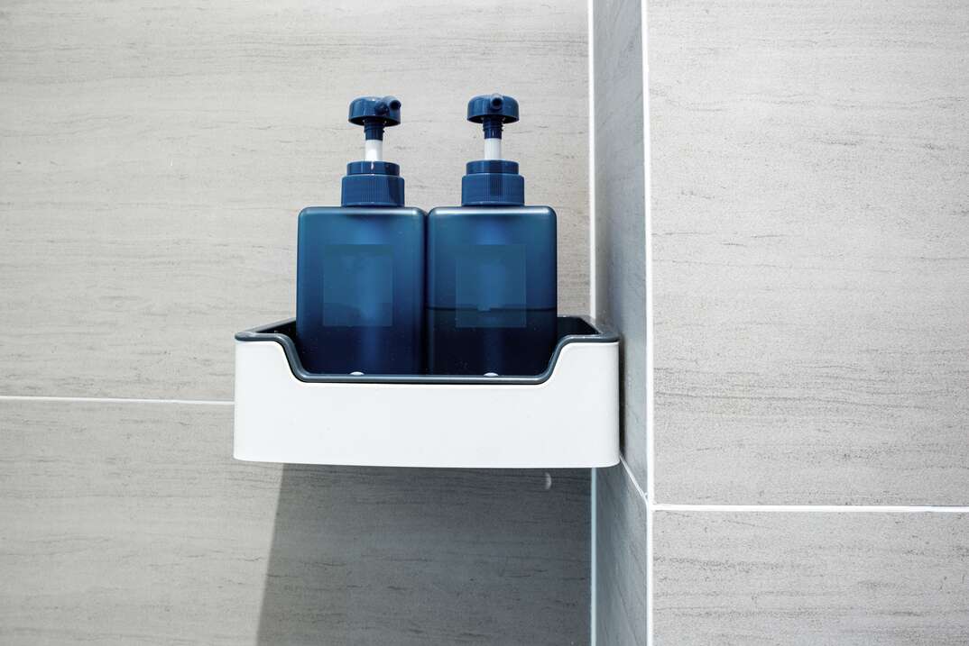 Bathroom Practical Storage, Non-drilling Suction Cup Type Wall-mounted Shelf