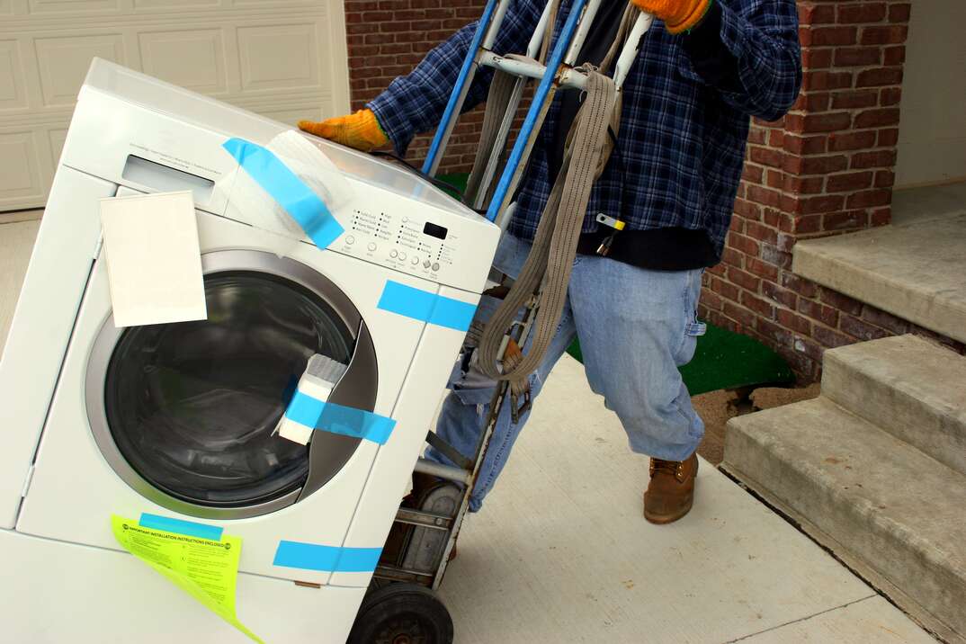 Moving Washing Machine