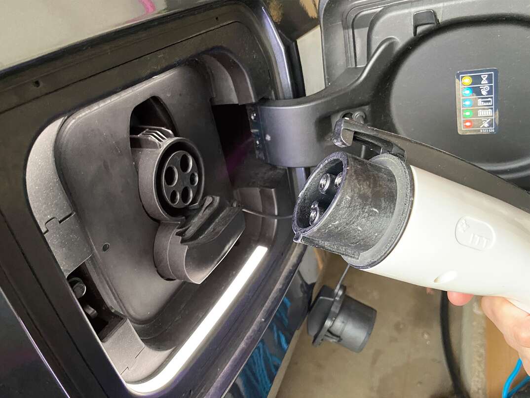 electric vehicle charging port