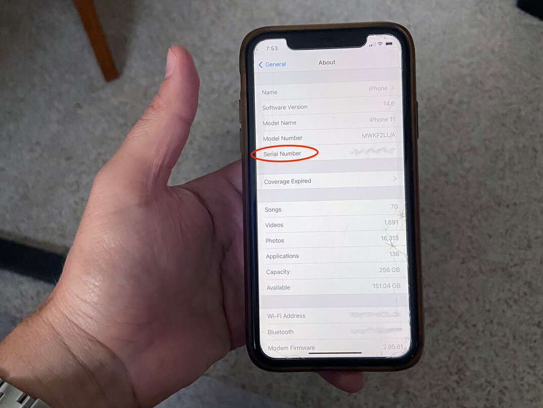 How Do I Find the Serial Number on My iPhone? | HomeServe USA