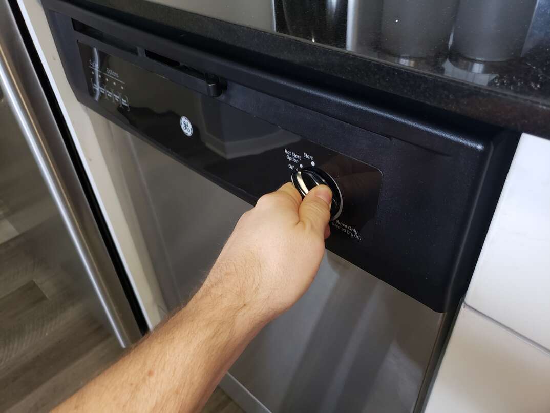 setting the dishwasher