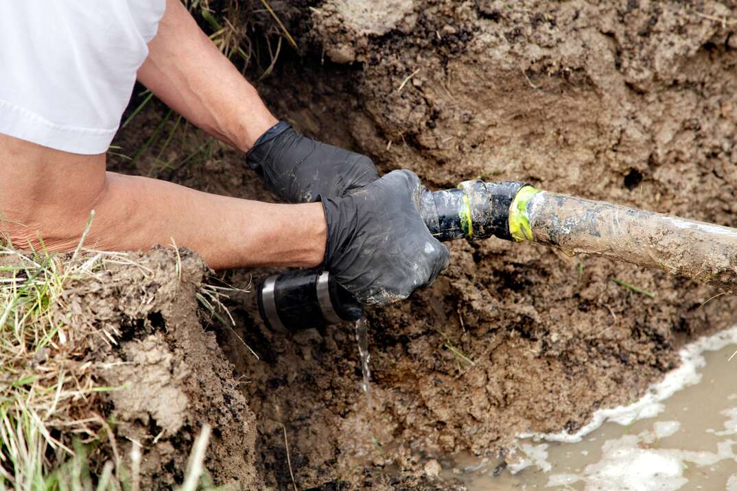 Broken Sewer Line Repair