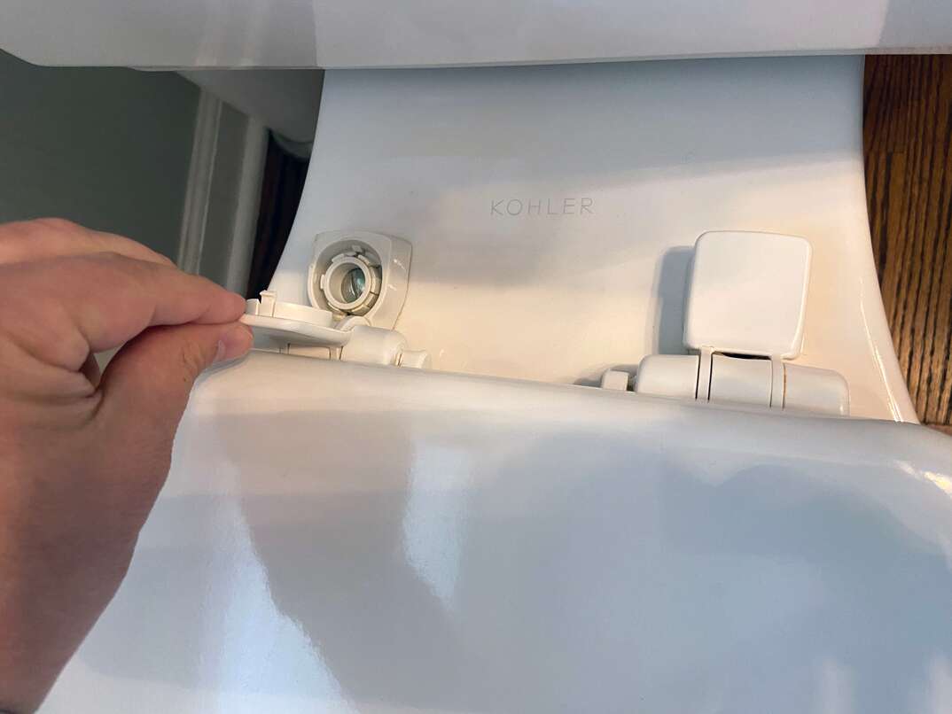 Removing toilet deals seat