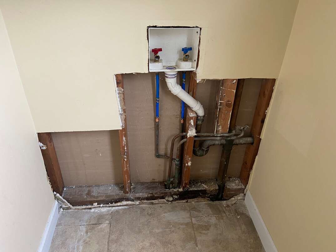 Critical case for a major plumbing and drainage repair