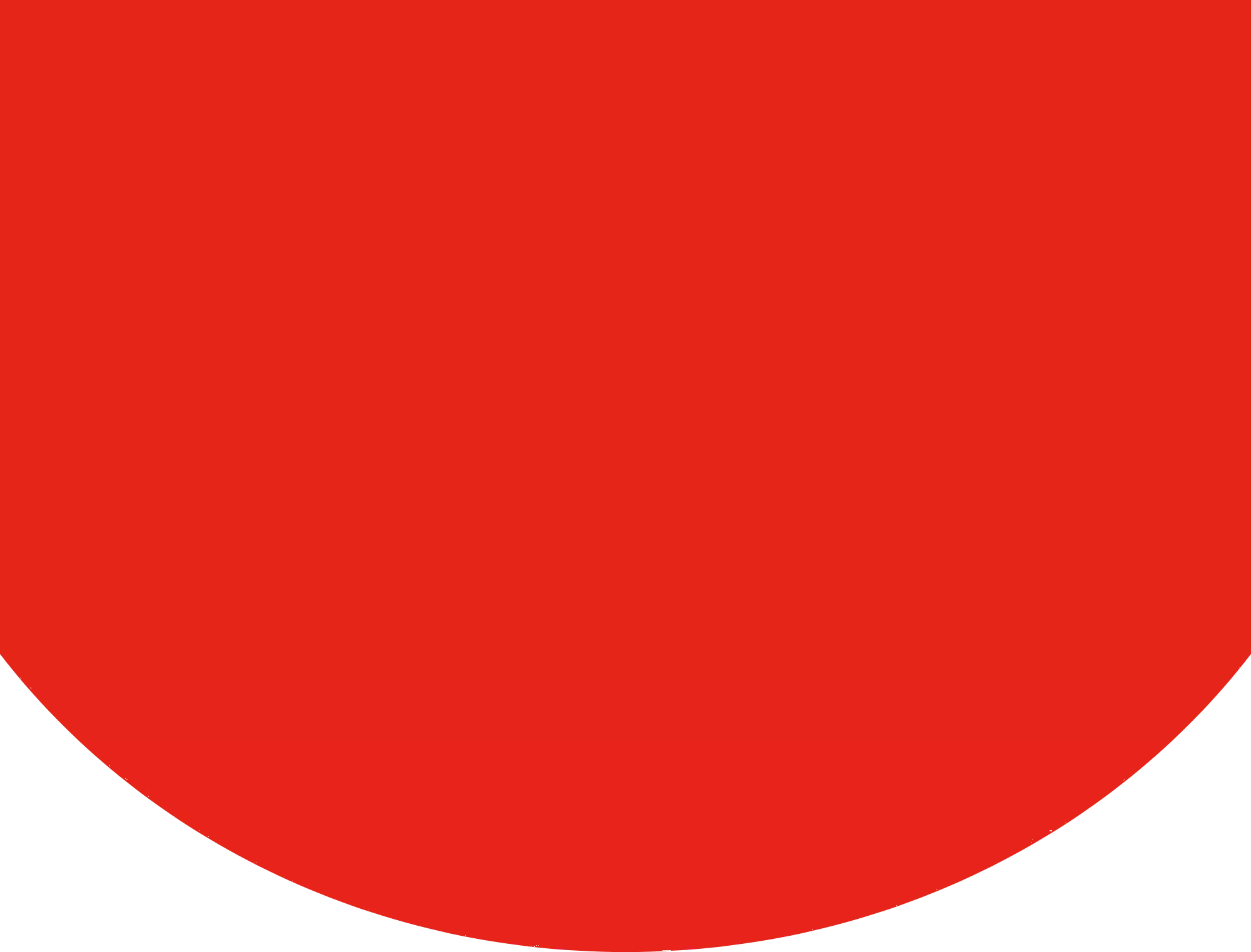 HomeServe Red Semicircle Mobile
